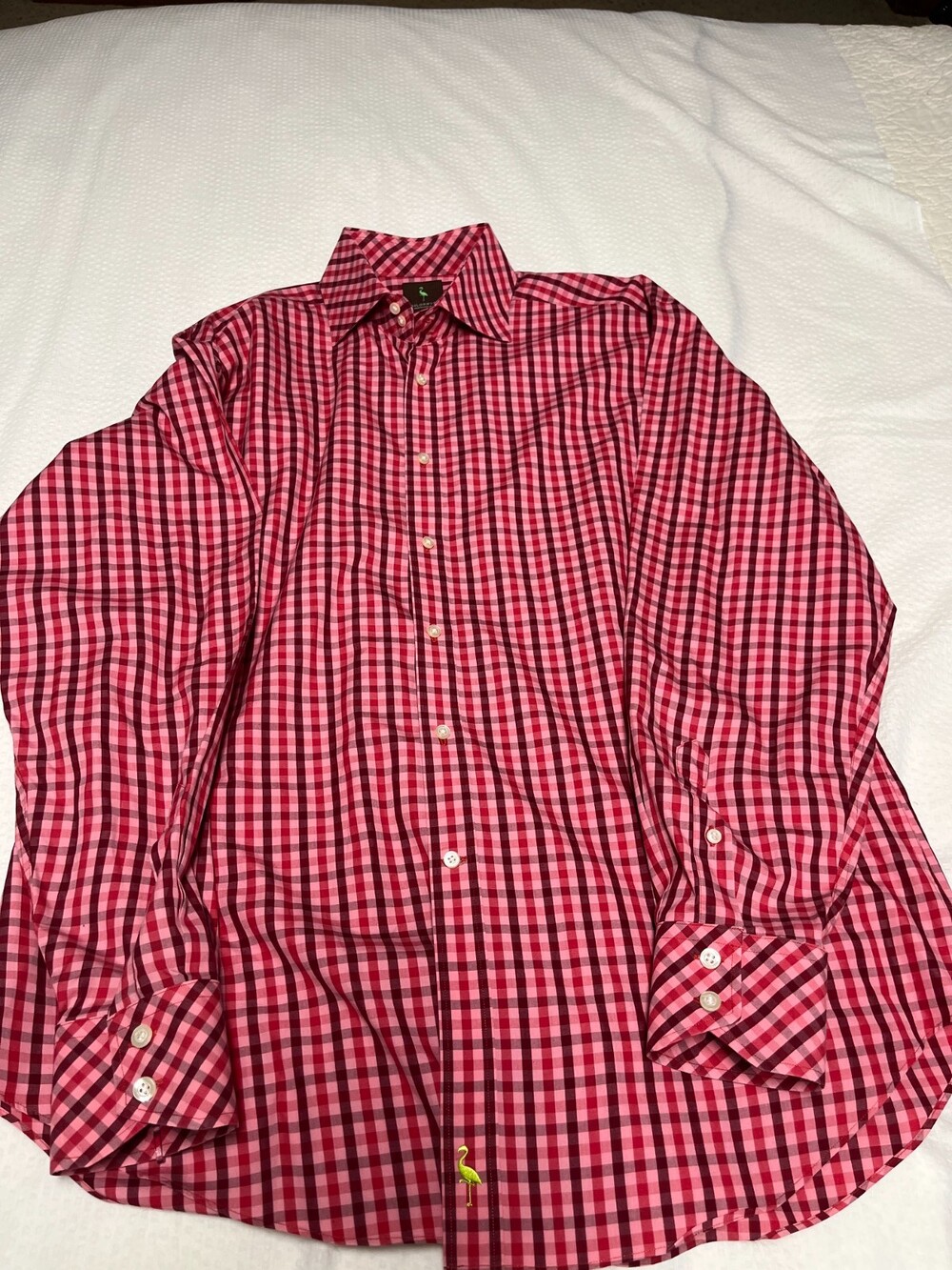 Tailorbyrd Men's Long Sleeve Shirt Large Multi color Plaid NWOT